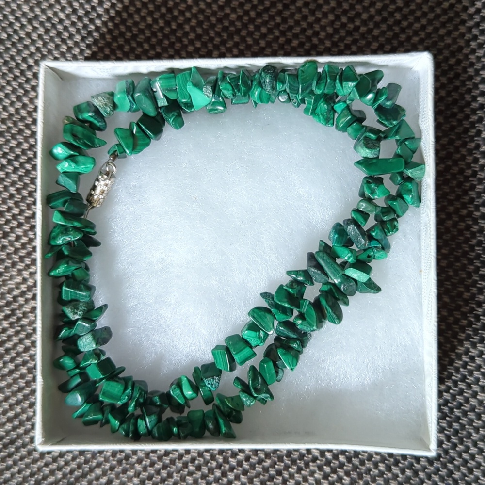 Malachite Necklace - 18"